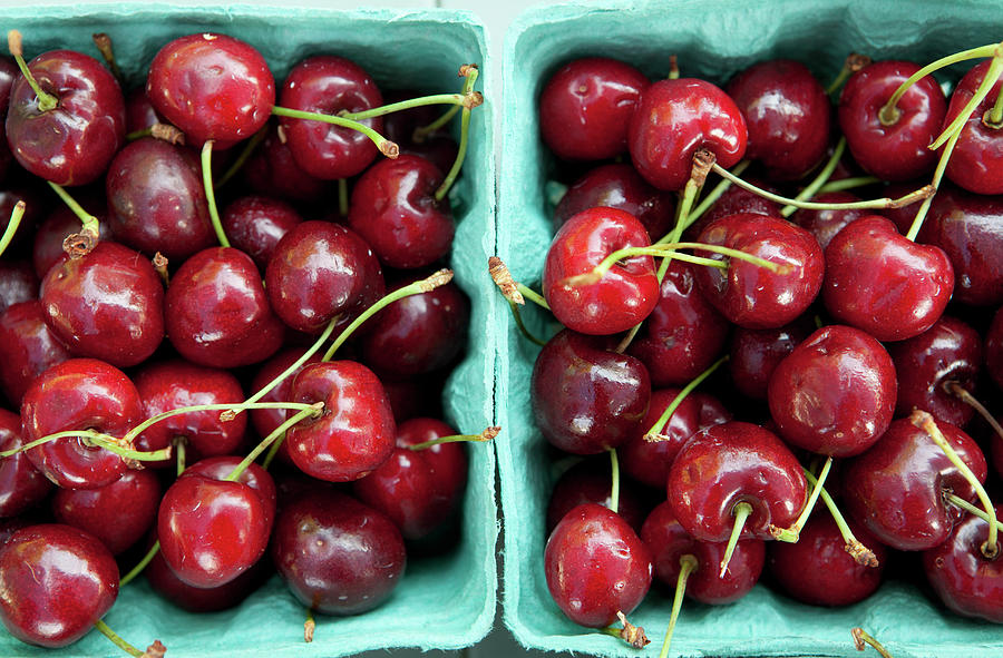 Cherries At A Farmers Market Photograph by Lauren Krohn