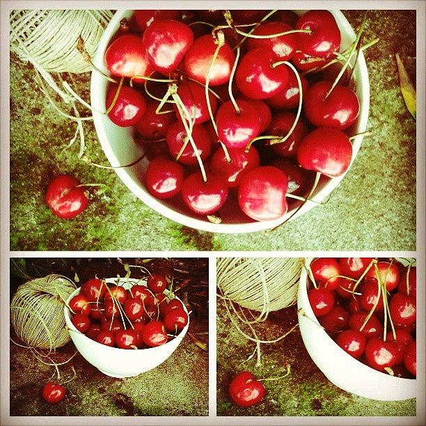 Beautiful Photograph - Cherries by Emanuela Carratoni Beautiful Photograph - Cherries by Emanuela Carratoni