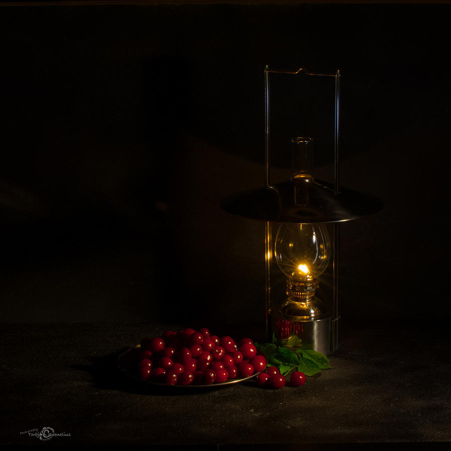 Cherries in the night Photograph by Torbjorn Swenelius