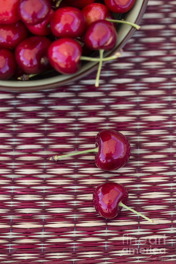 Cherries Photograph by Linda Lees
