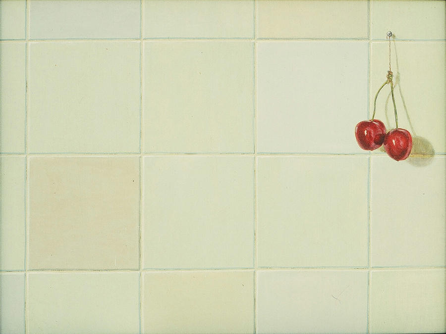 Still Life Painting - Cherries by Raul Vargas