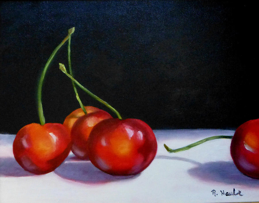 Still Life Painting - Cherries by Reta Haube