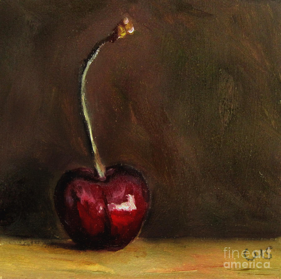 Cherry 1 Painting by Ulrike Miesen-Schuermann