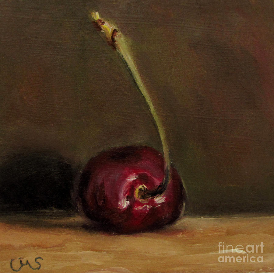 Cherry 3 Painting by Ulrike Miesen-Schuermann