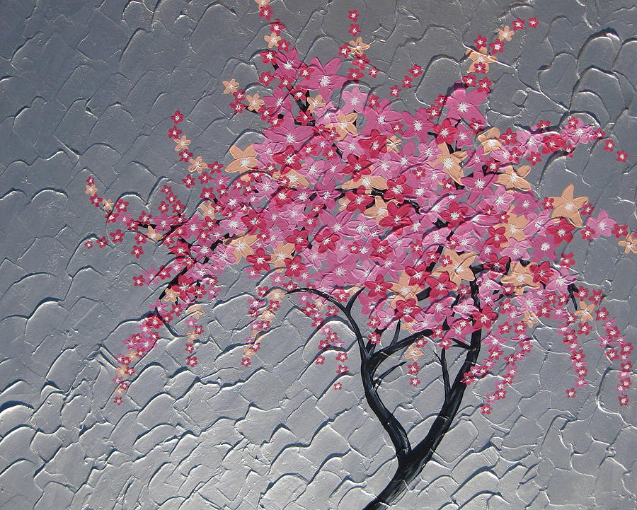 Cherry Blossom In Pink Painting