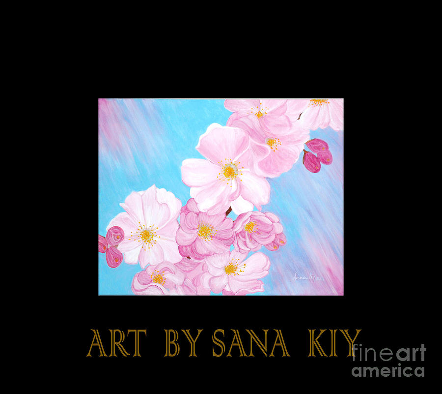Cherry Blossom. Inspirations Collection. Painting by Oksana Semenchenko