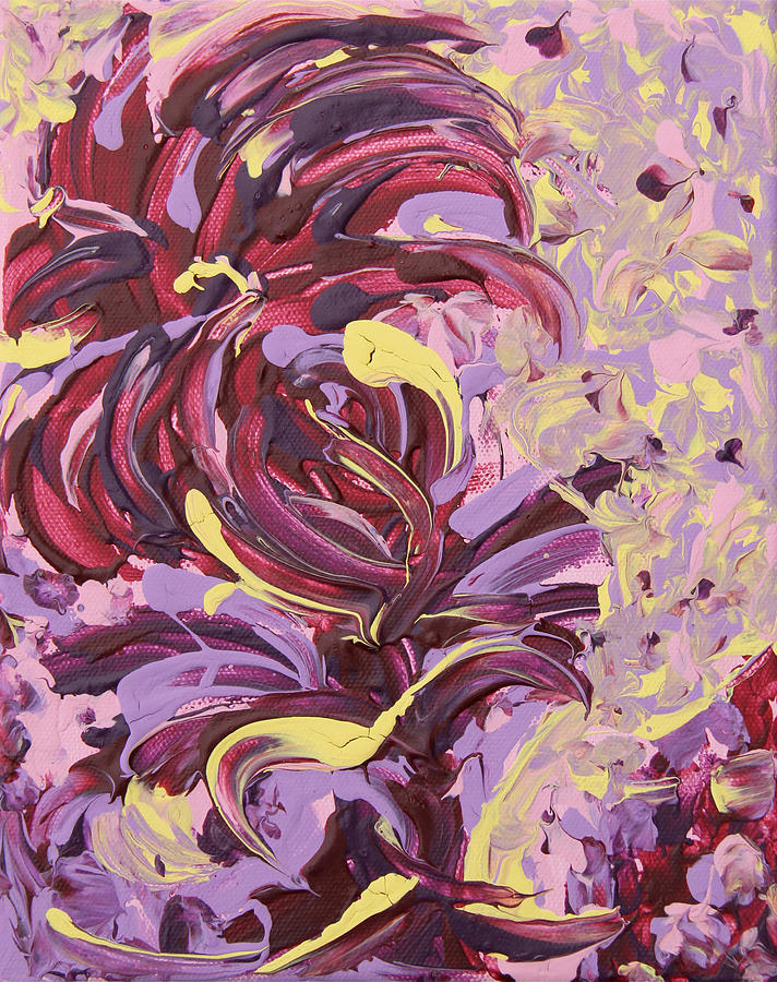 Cherry Blossum Painting by Laura Lane