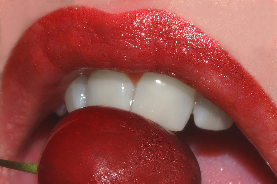 Cherry Lips Photograph by Joann Vitali