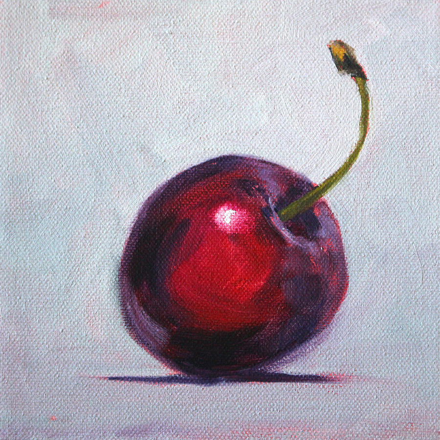 Cherry Painting by Nancy Merkle