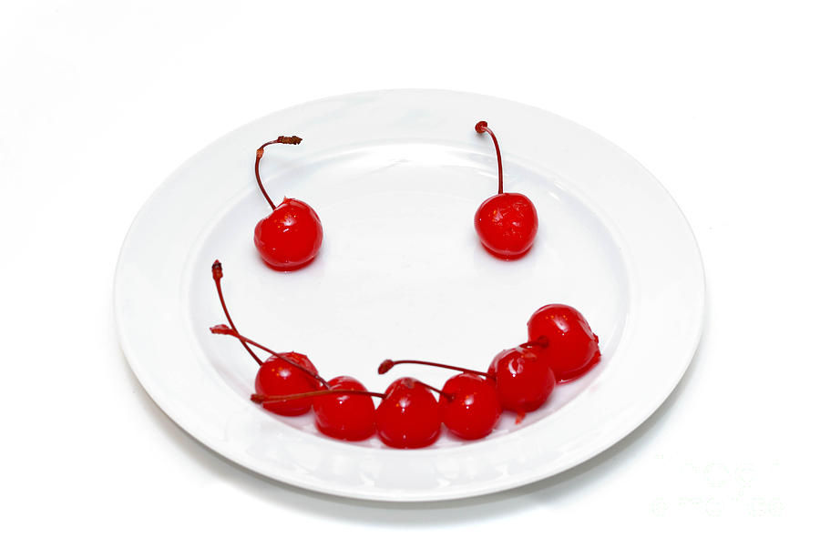 Fruit Photograph - Cherry Smile by Amy Cicconi