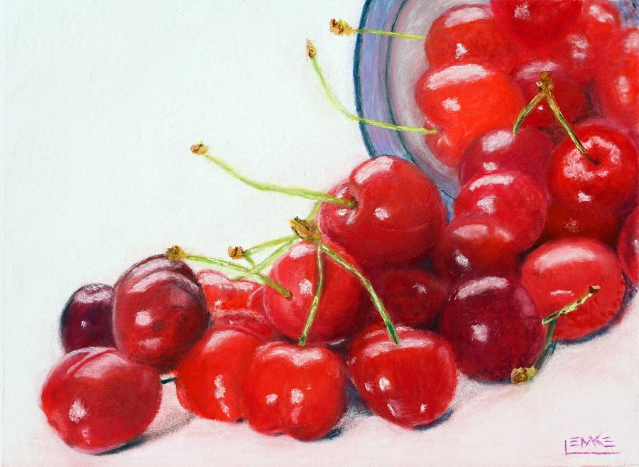 Cherry Spill Painting by Steven Lemke - Fine Art America