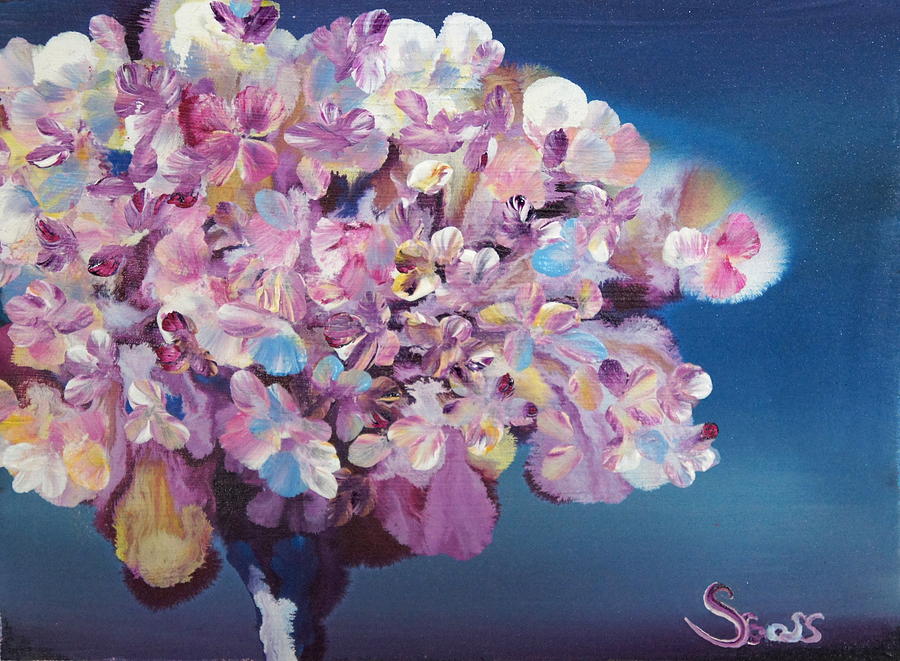 Cherry Tree Painting by Shiela Gosselin