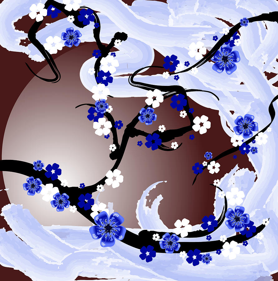 Cherry Tree Digital Art - Cherry Tree_Wisperwind by Mellisa Ward Cherry Tree Digital Art - Cherry Tree_Wisperwind by Mellisa Ward