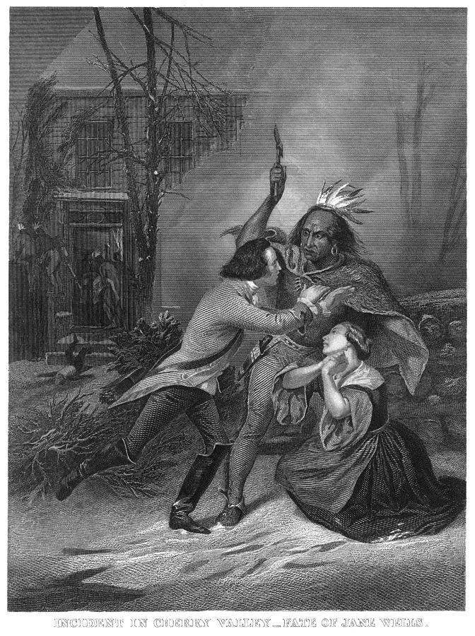 1778 Photograph - Cherry Valley Massacre by Granger