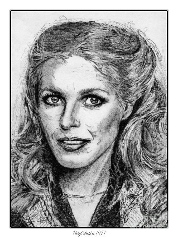 Cheryl Ladd in 1977 Drawing by J McCombie