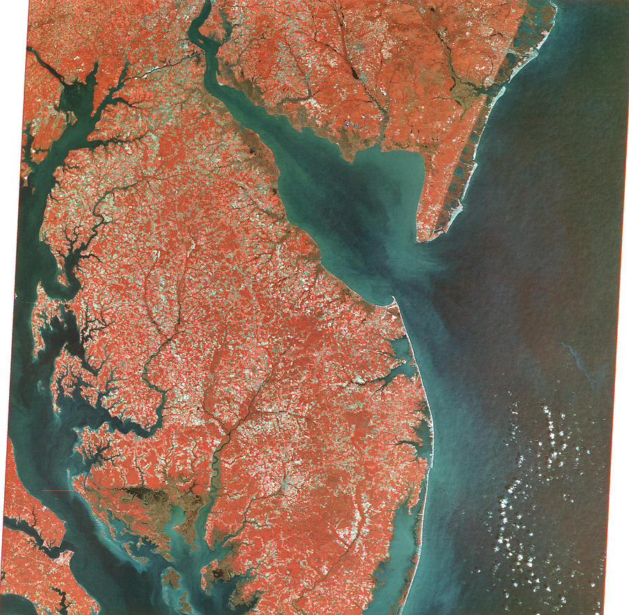 Chesapeake And Delaware Bays Photograph by Science Photo Library Chesapeake And Delaware Bays Photograph by Science Photo Library