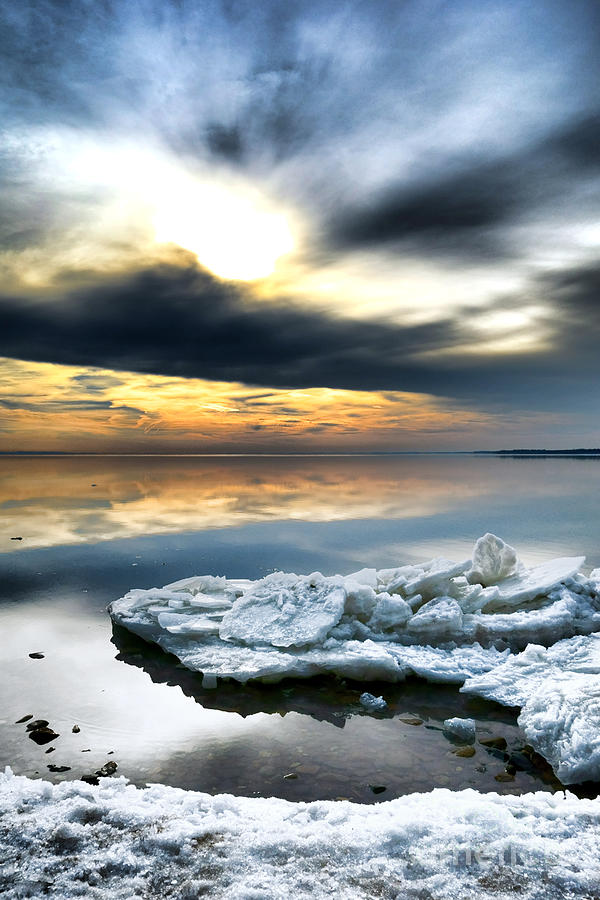Chesapeake Bay Winter Photograph by Olivier Le Queinec