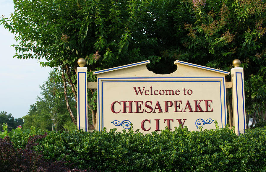 Chesapeake City, Maryland, Sign Photograph by Bill Bachmann | Fine Art ...