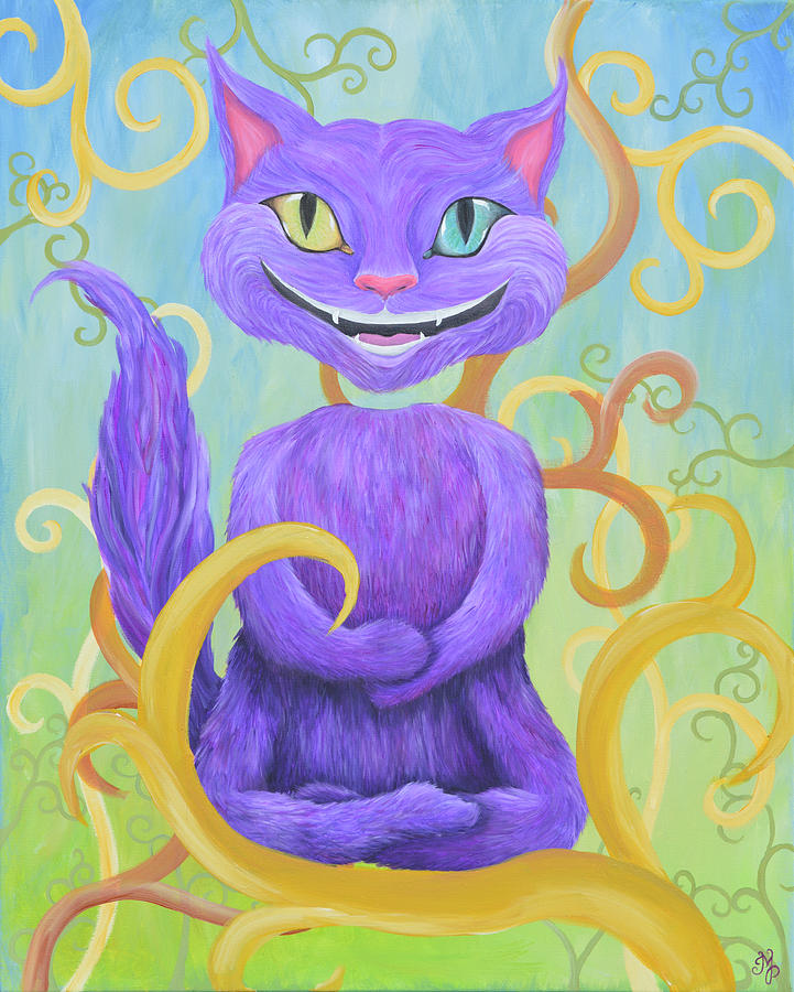 Cheshire Grin Painting by Meganne Peck