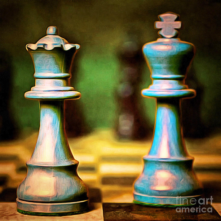 Chess king and queen hi-res stock photography and images - Alamy