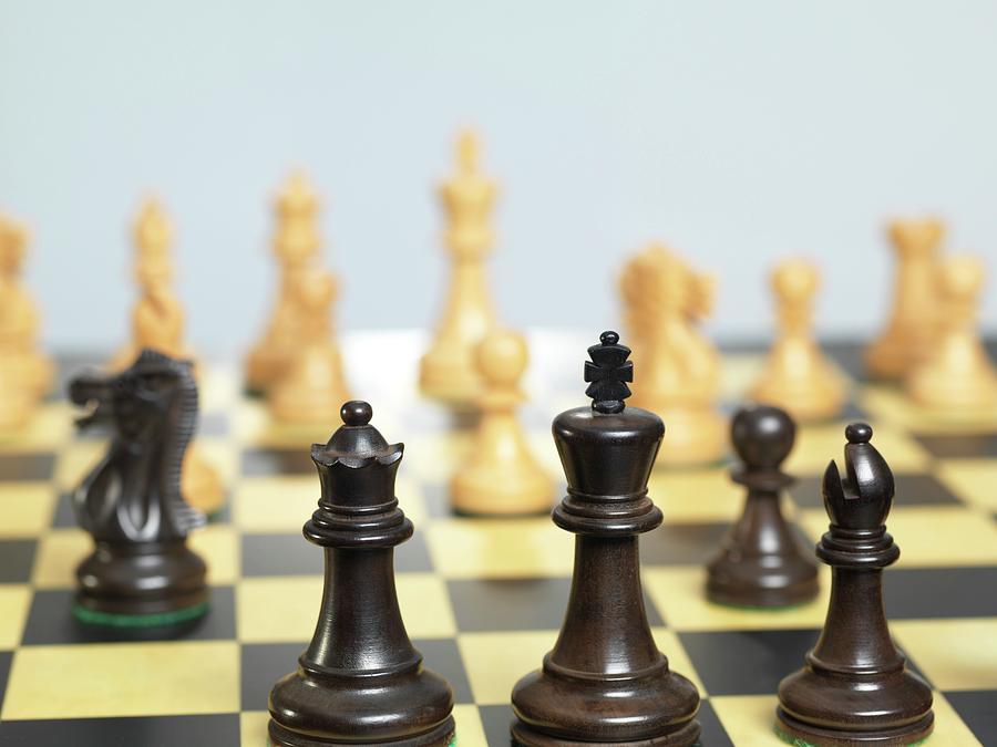 Chess Match Photograph by Tek Image