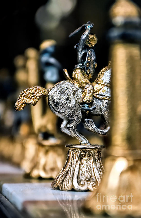 Chess Photograph - Chess Mate Knight by Kathleen K Parker