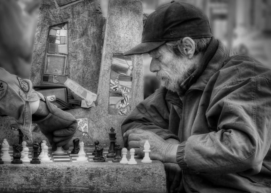 Chess Photograph - Chess on the Mall by Nikolyn McDonald