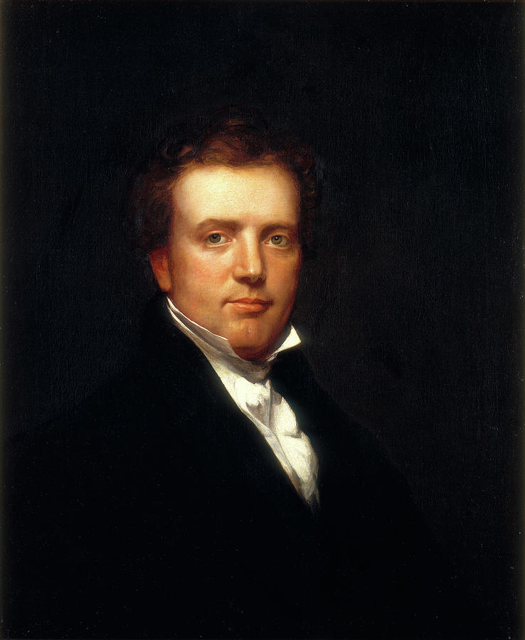 Chester Painting - Chester Harding, American 1792-1866, Self-portrait by Litz Collection