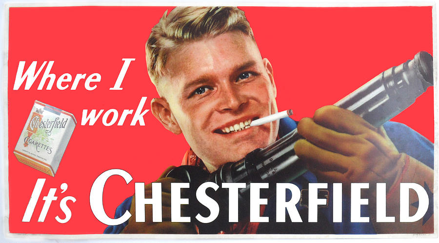 Chesterfield Cigarettes Digital Art by Woodson Savage