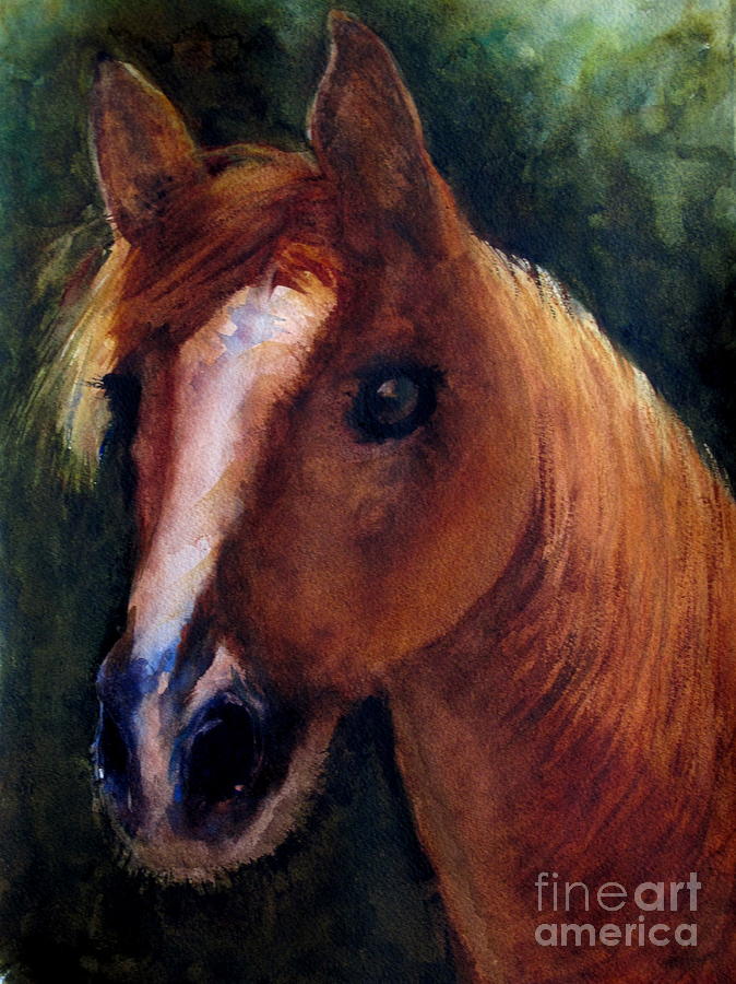 Chestnut Painting by B Rossitto