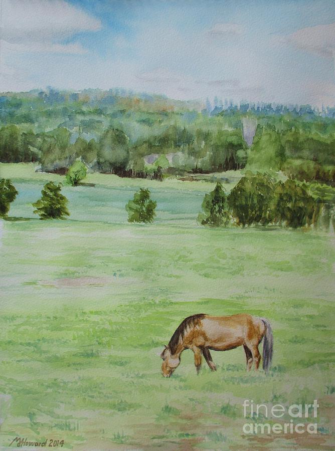 Chestnut Mare Painting by Martin Howard