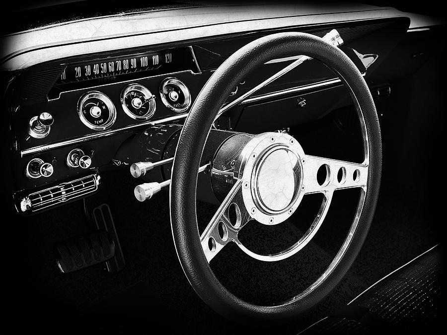 Chevrolet Bel Air Interior Photograph by Mark Rogan - Pixels