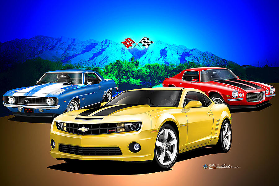 You can search how to draw camaro and camaro drawing tutorials, step by ste...