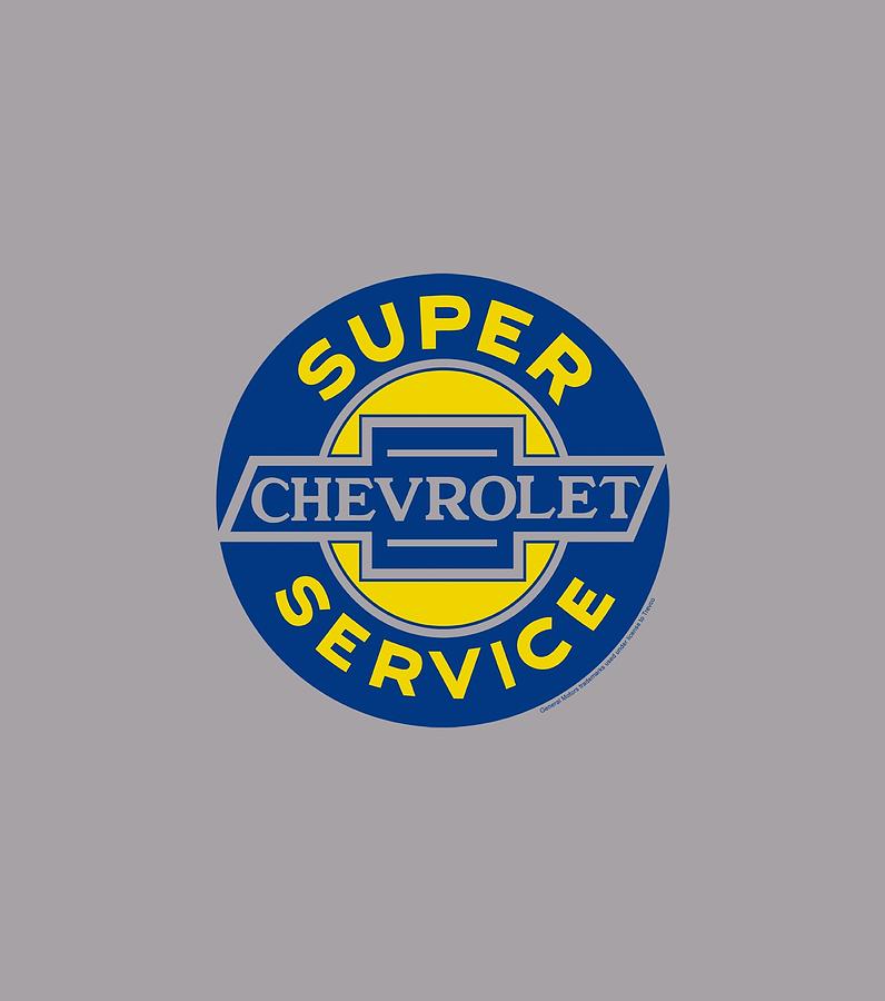 Vintage Digital Art - Chevrolet - Chevy Super Service by Brand A