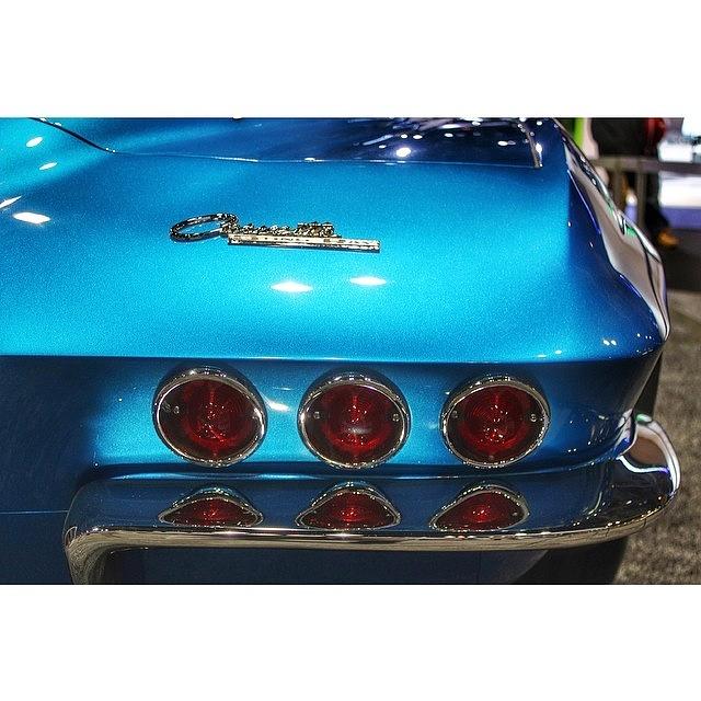 Corvette Photograph - #chevrolet #corvette #chicagoautoshow by James Roach