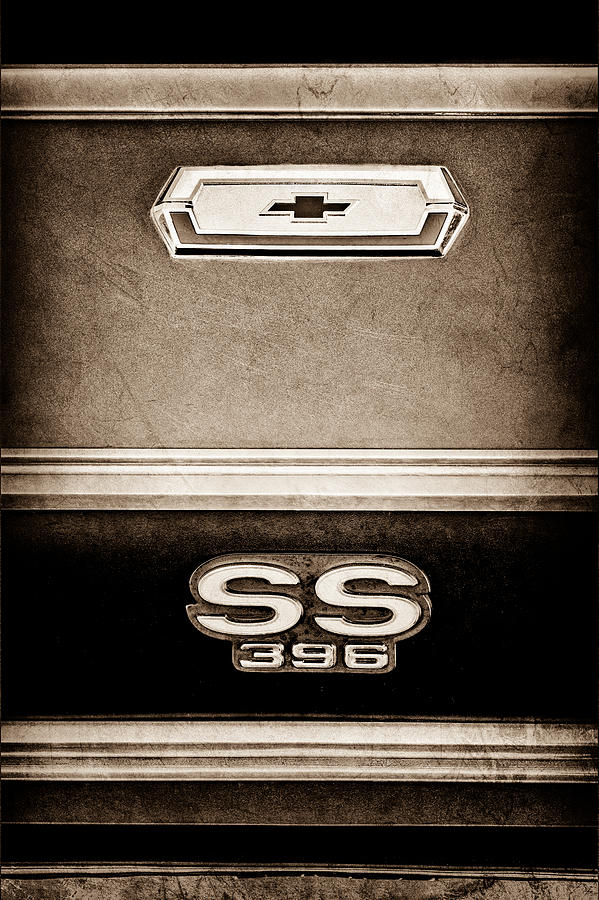 early production 1968 el camino ss 396 emblems
