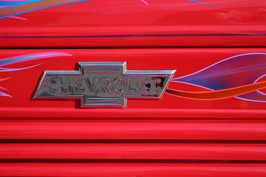 Chevrolet Emblem Photograph by Carol Leigh