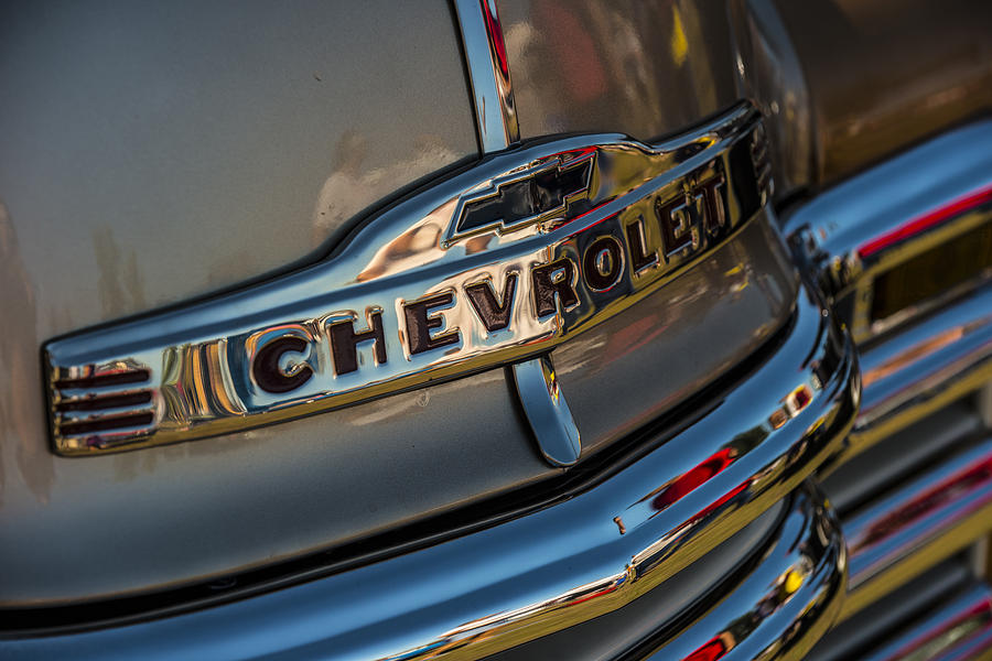 Chevrolet emblem Photograph by Kevin Cable