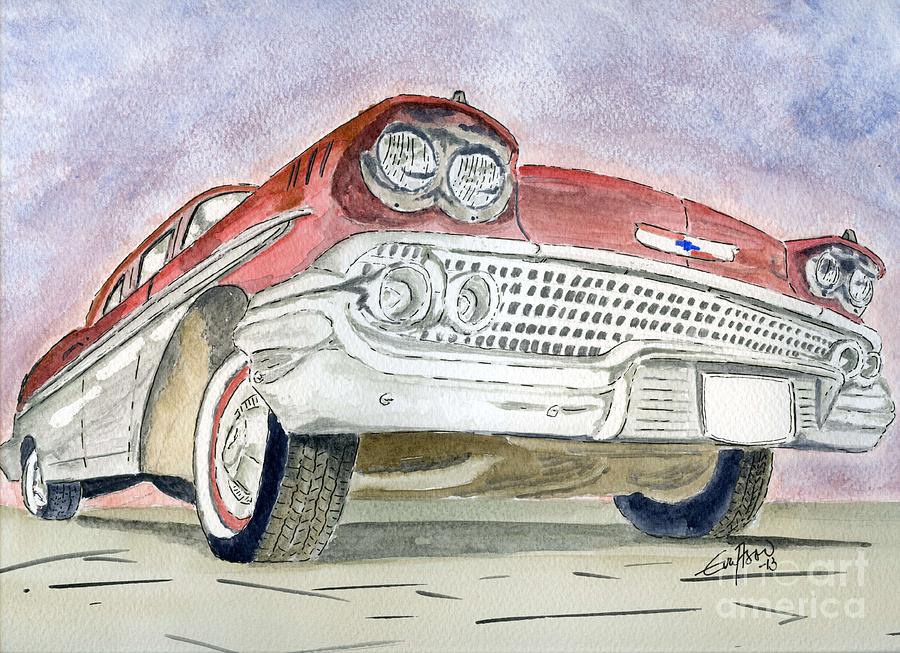 Chevrolet II Painting by Eva Ason