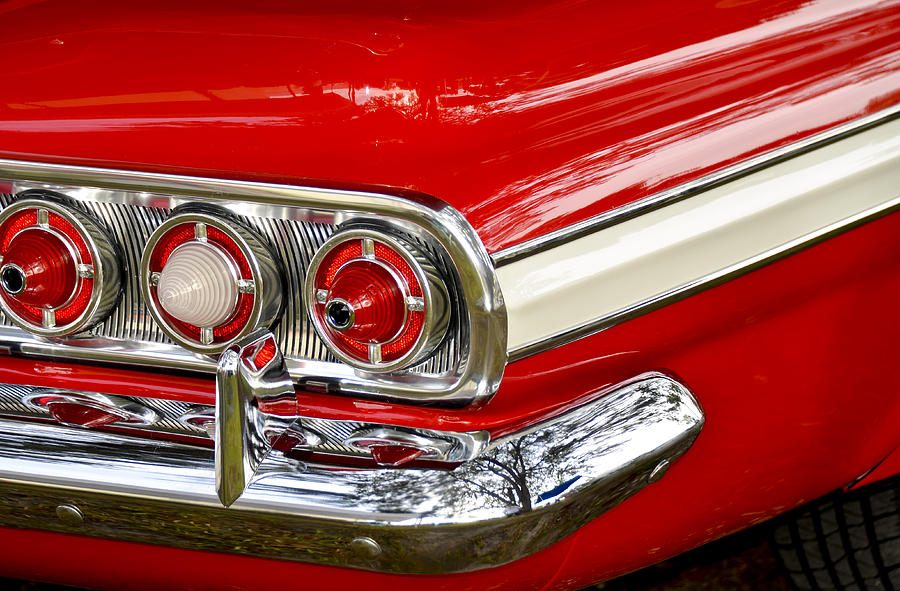Chevrolet Impala Classic Rear View Photograph by Carolyn Marshall