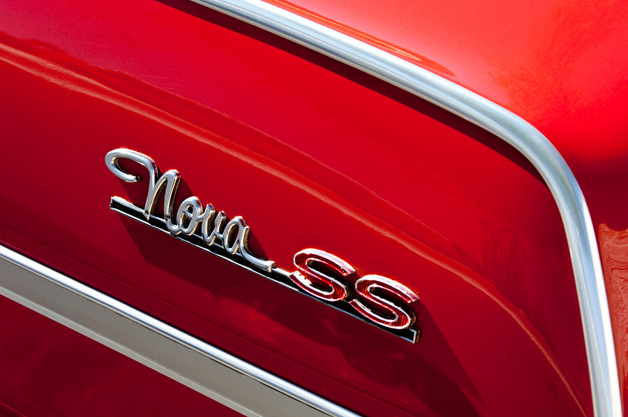 Chevrolet Nova SS Emblem Photograph by Jill Reger
