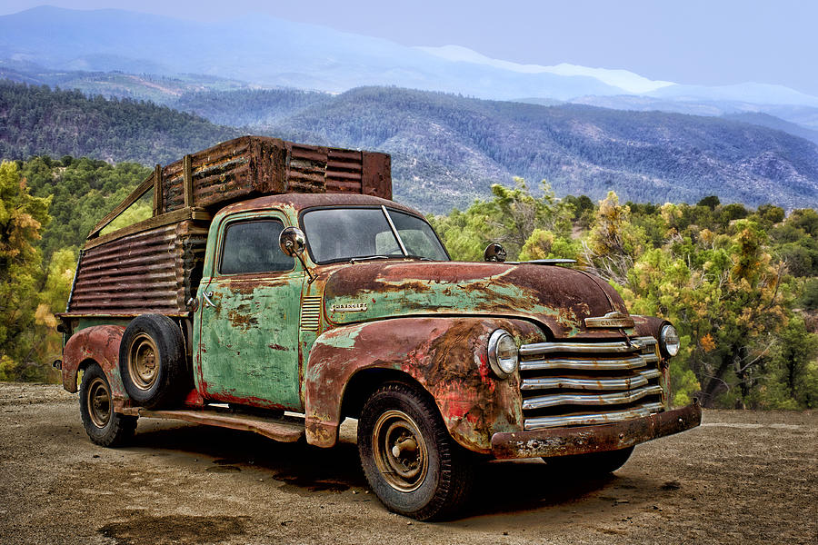 Truck Photograph - Chevrolet of the Mountains by Nikolyn McDonald