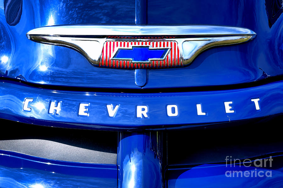 Chevrolet Pickup Hood Ornament Photograph by Olivier Le Queinec