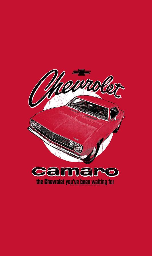Vintage Digital Art - Chevrolet - Retro Camaro by Brand A
