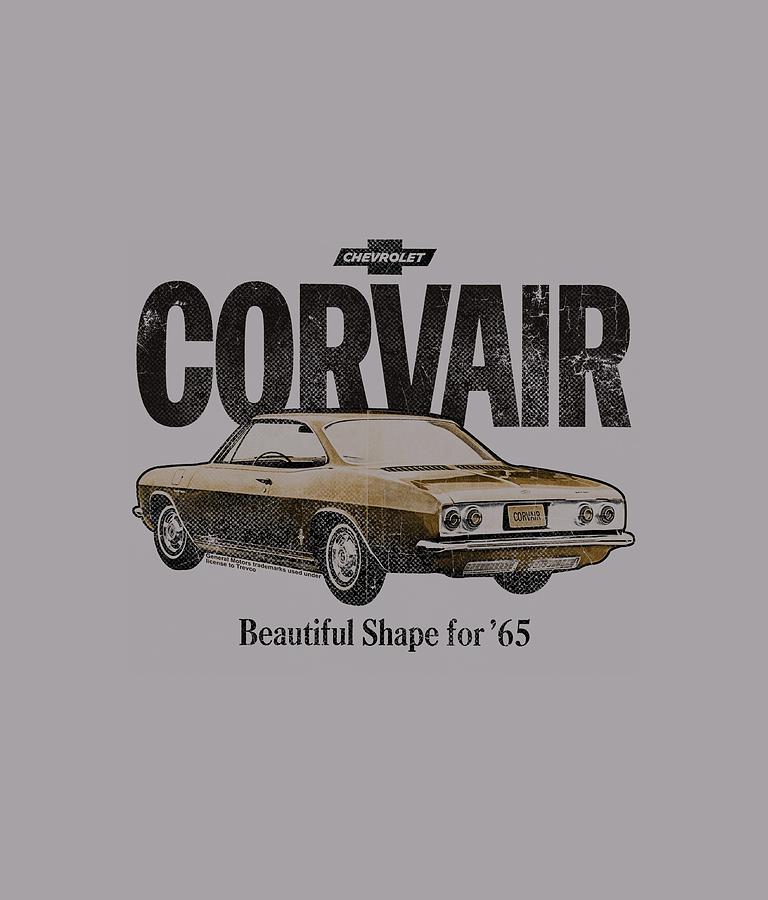 Vintage Digital Art - Chevrolet - Retro Corvair by Brand A