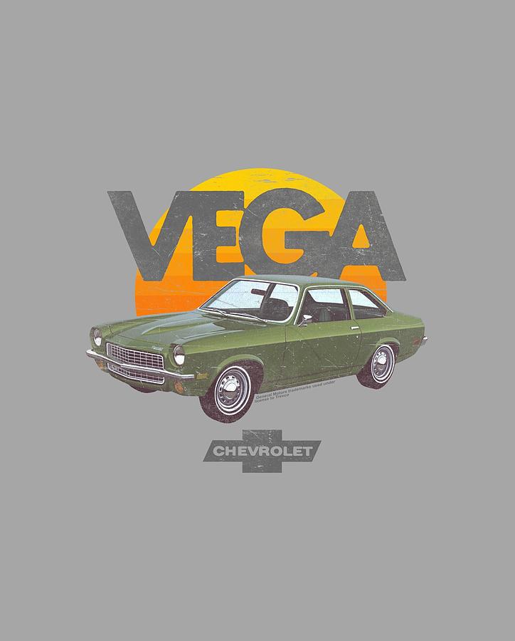 Vintage Digital Art - Chevrolet - Vega Sunshine by Brand A