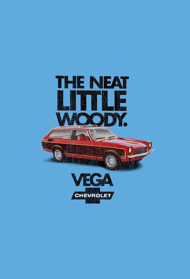 Chevrolet - Vega The Neat Little Woody Digital Art by Brand A