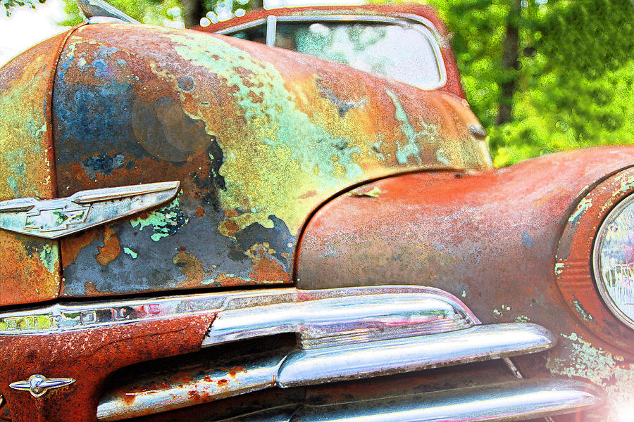 Car Photograph - Chevy by Audreen Gieger