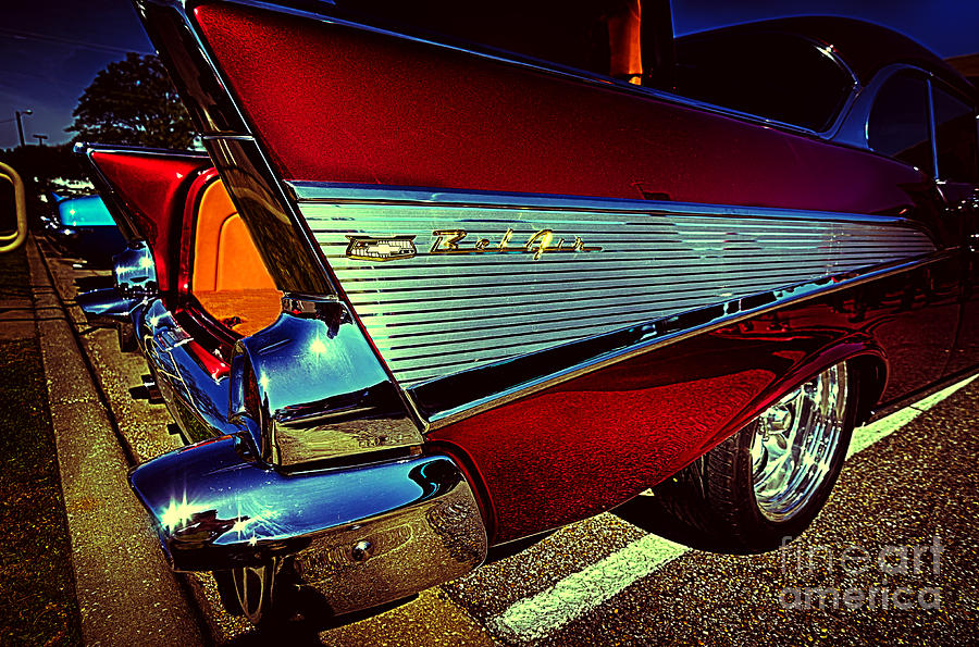 Chevy Bel Air Vintage Car Photograph by Danny Hooks