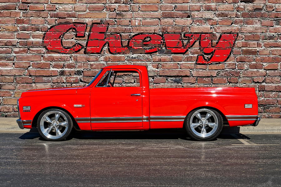 Chevy C10 Pickup Photograph By Alan Hutchins